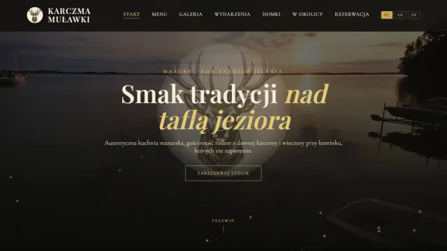 Strona Karczmy Muławki, podgląd